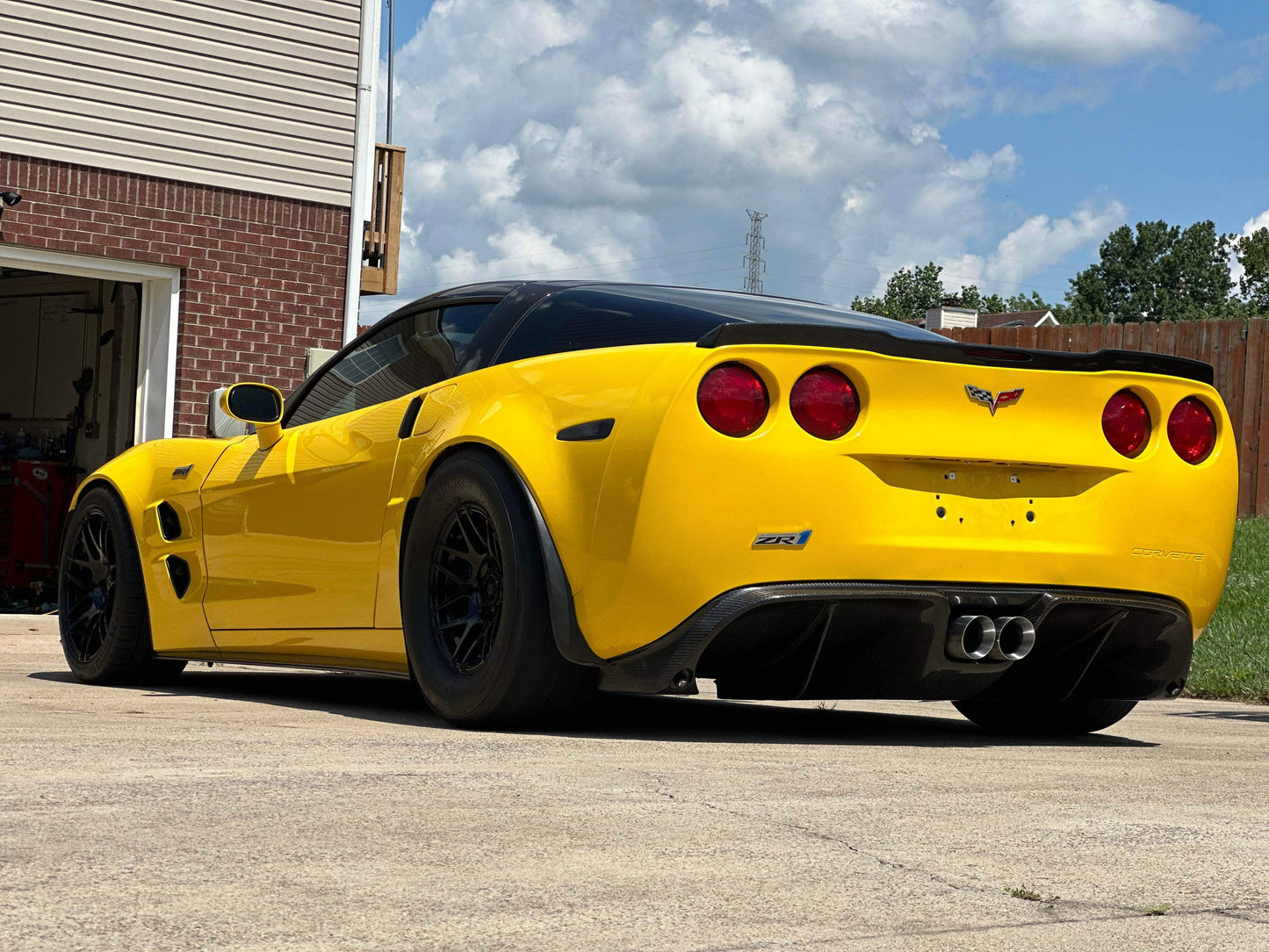 C6 GD Diffuser STRAKES ONLY