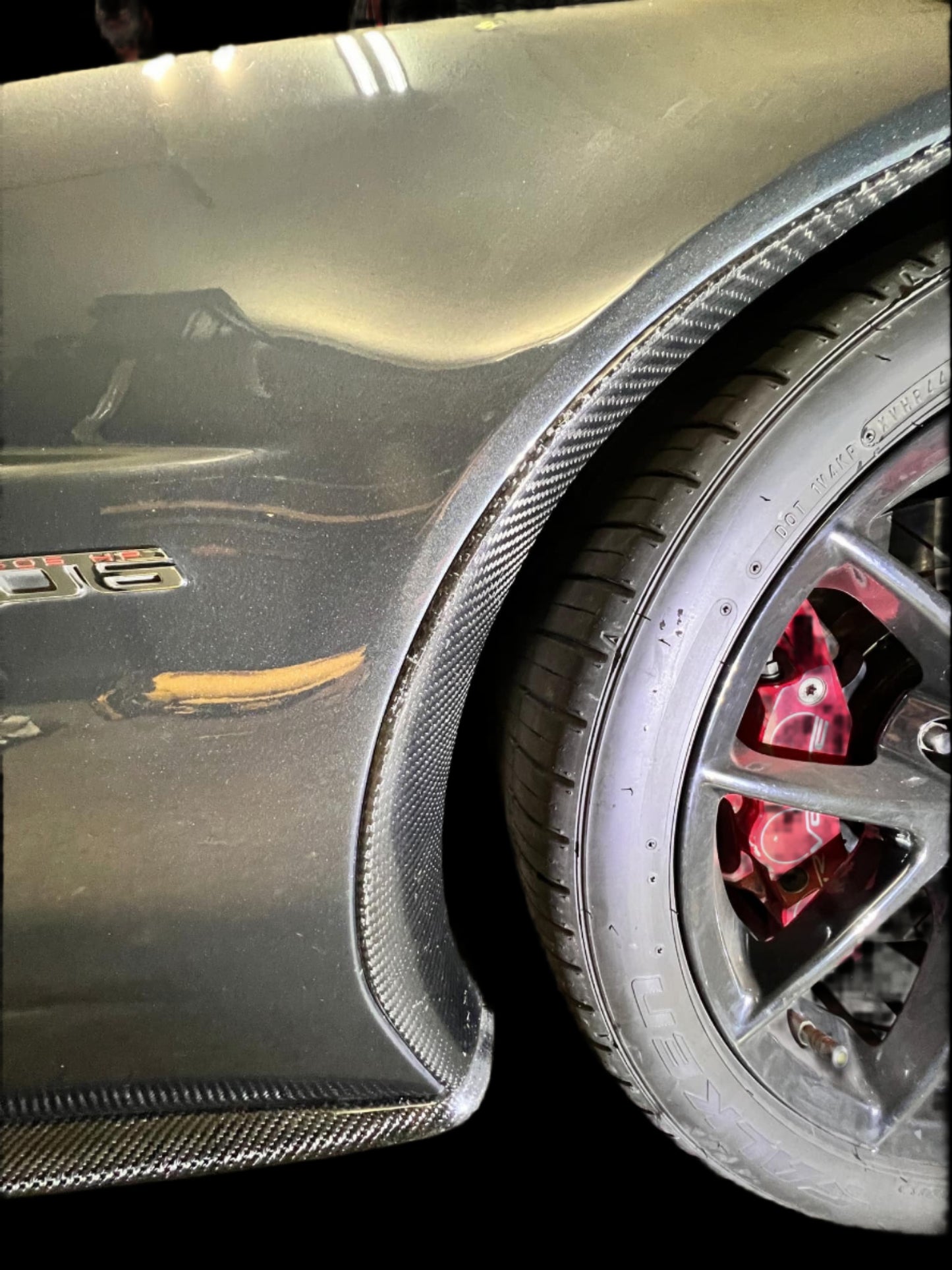 C6 Front Rearward Wheelhouse Liner Pair