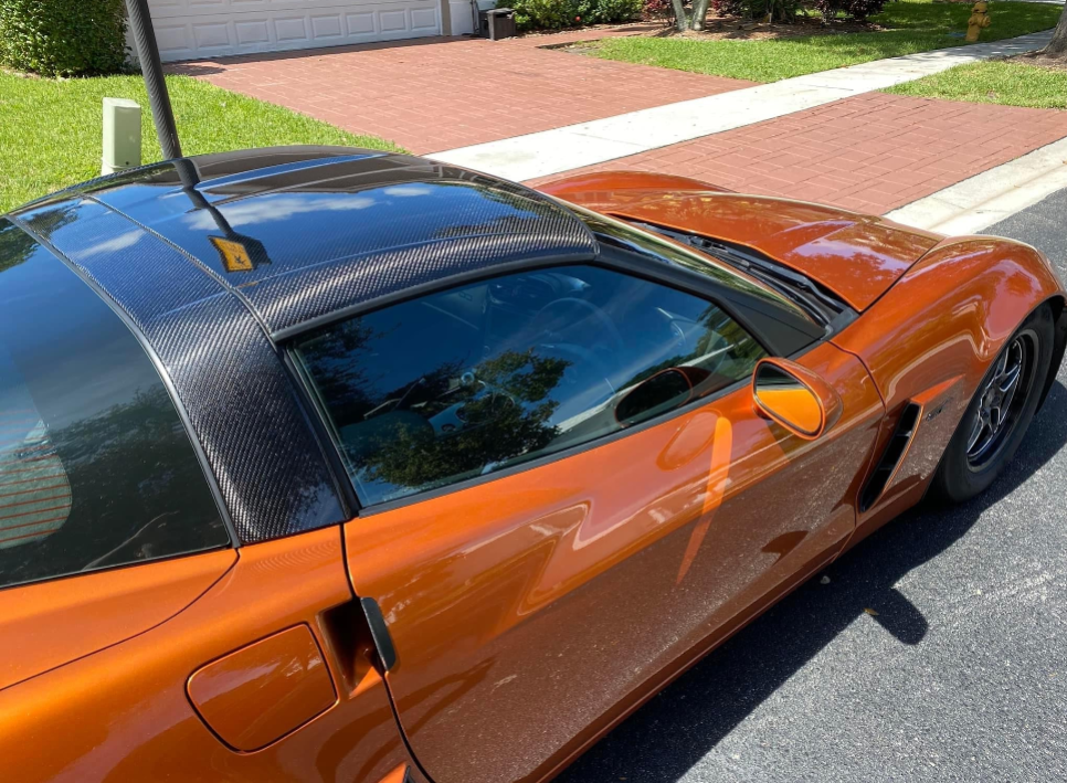 C6 Corvette B pillar