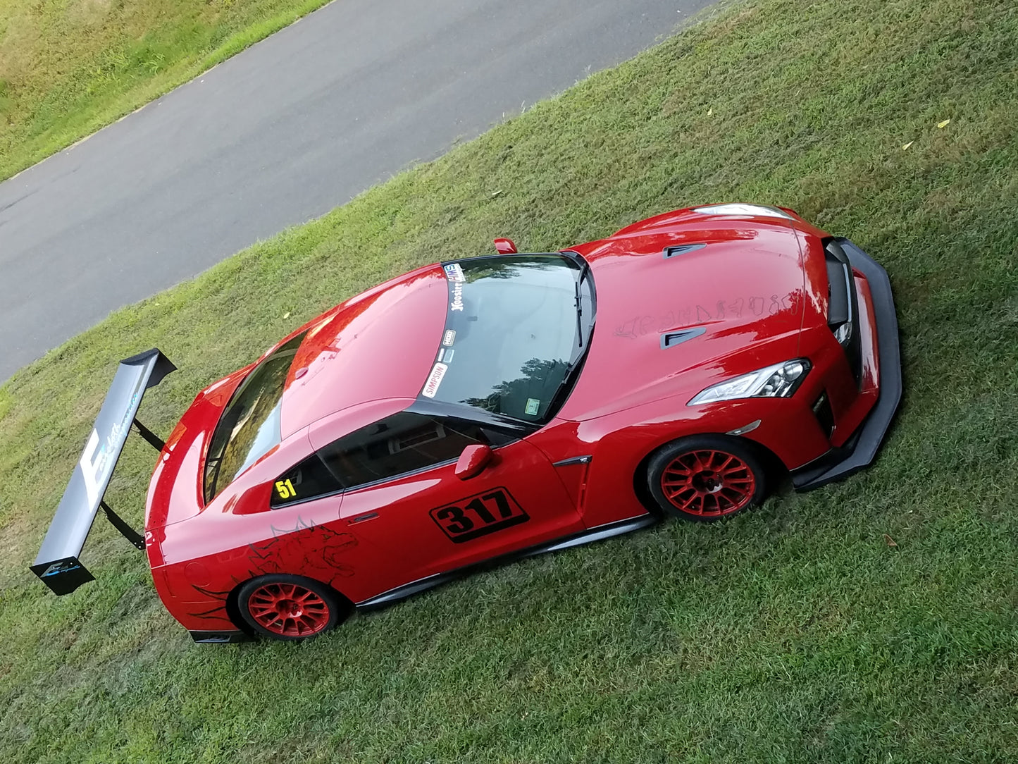 R35 GTR Race splitter
