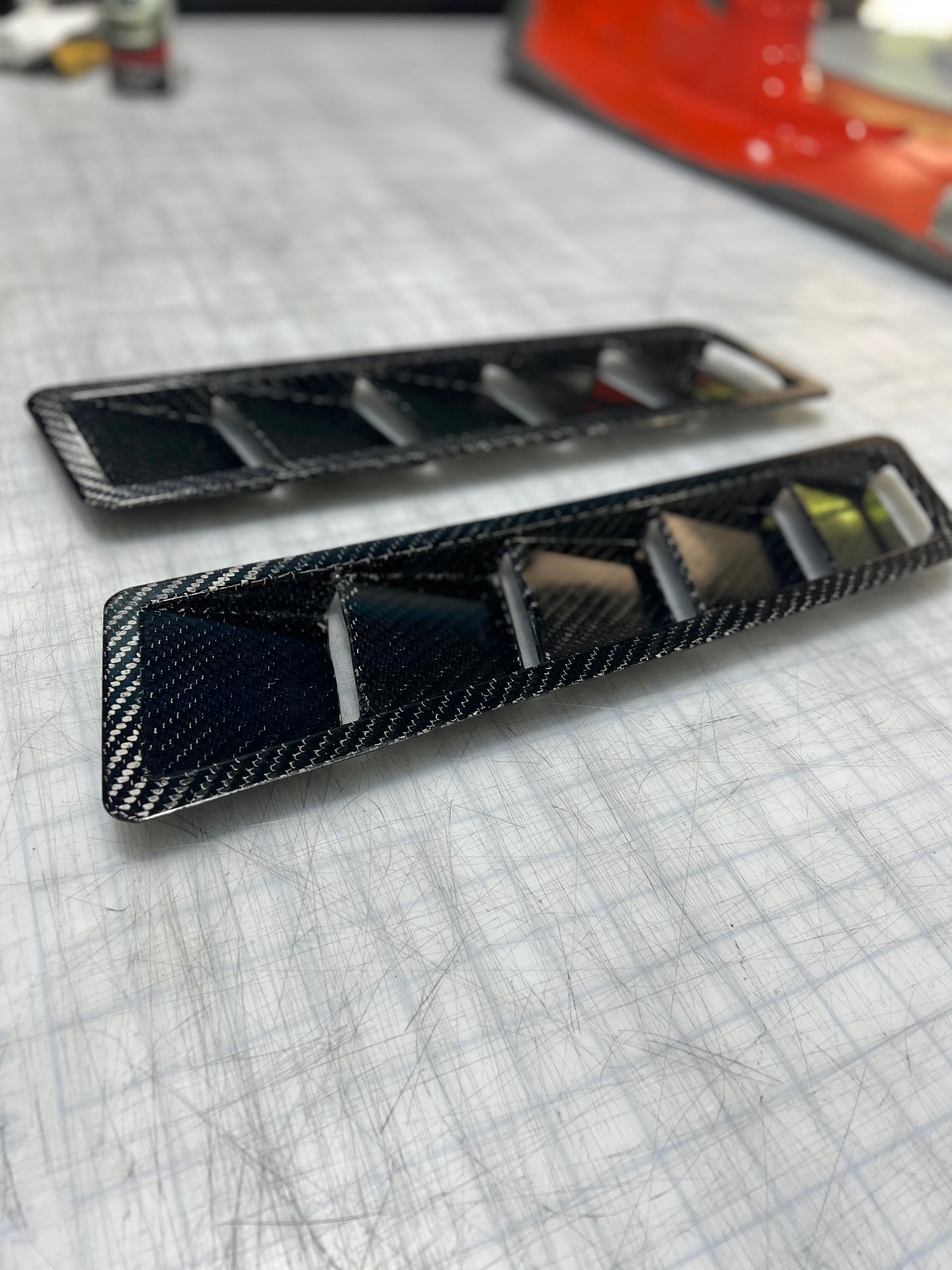 Carbon louvers