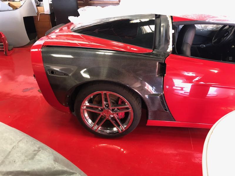 C6 Z06 Rear fenders (Pair)