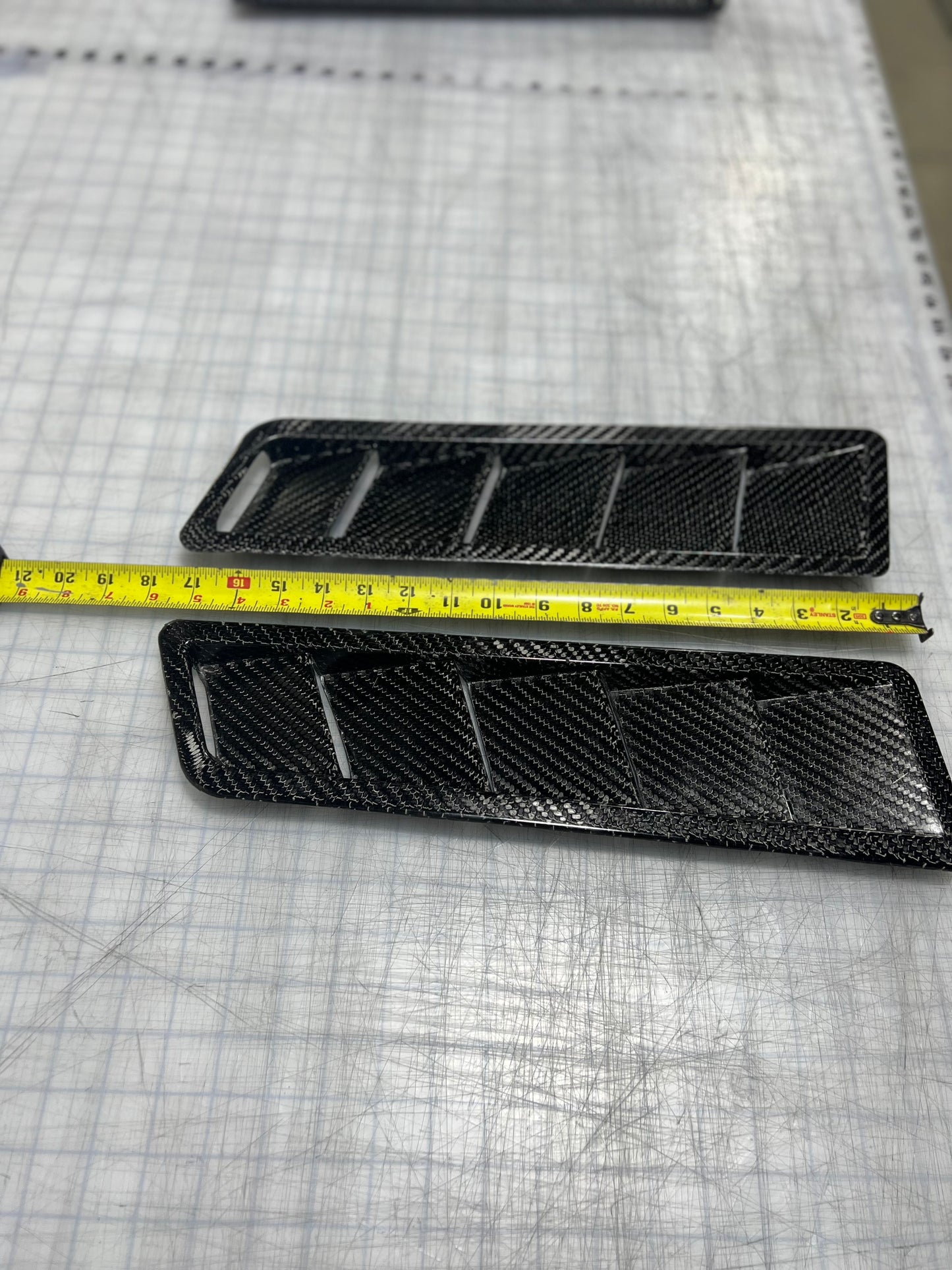 Carbon louvers