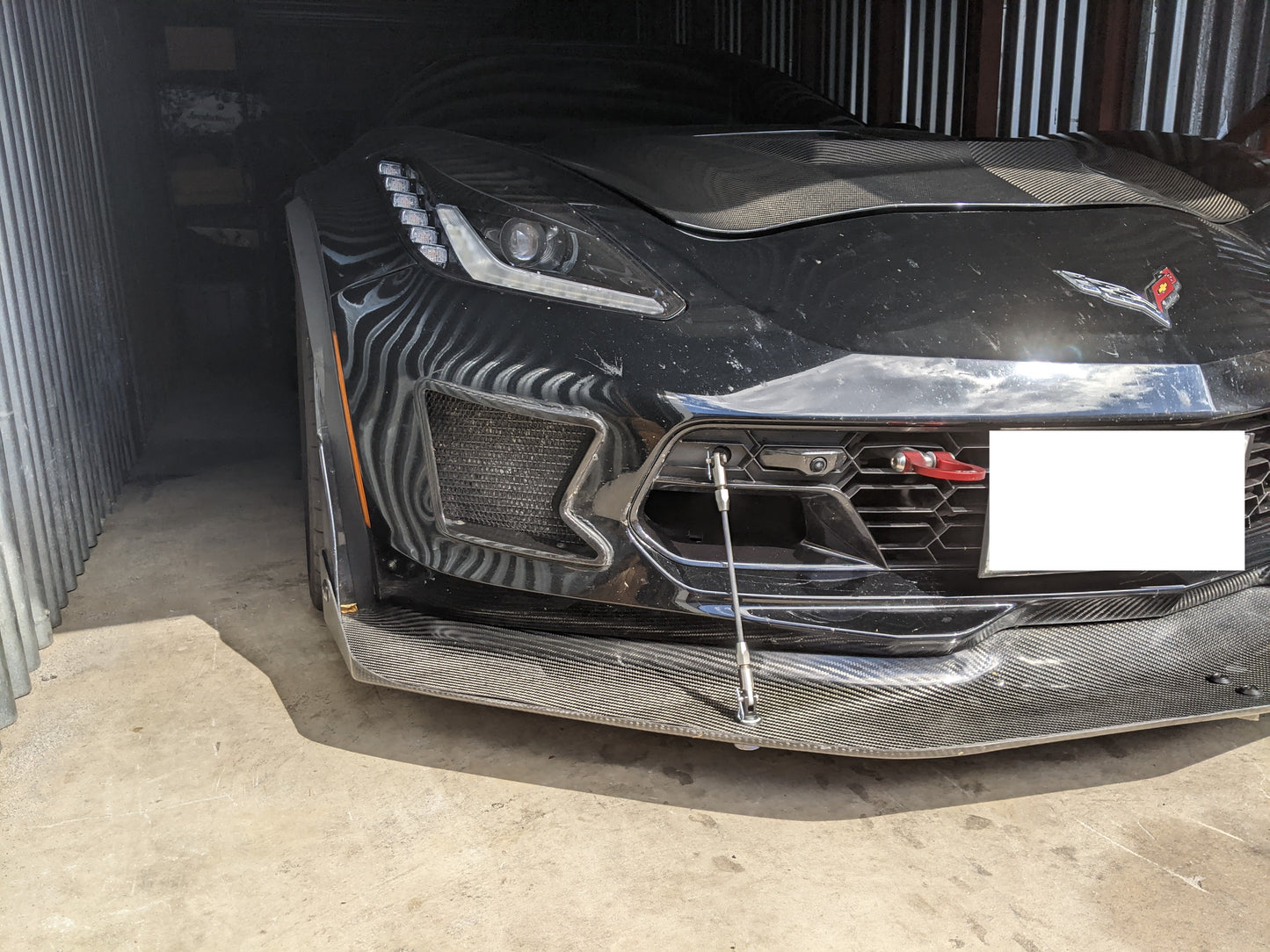 C7 Corvette tunneled splitter