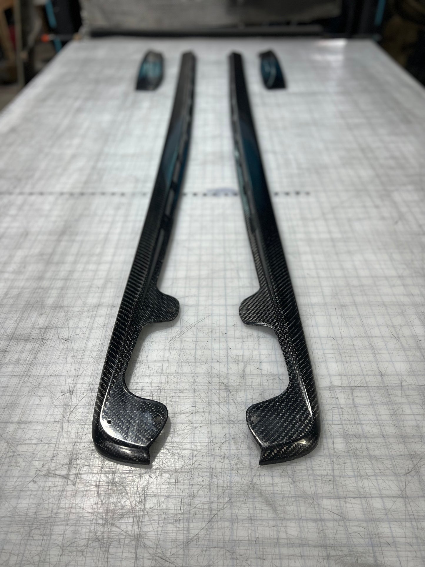 C6 side skirts