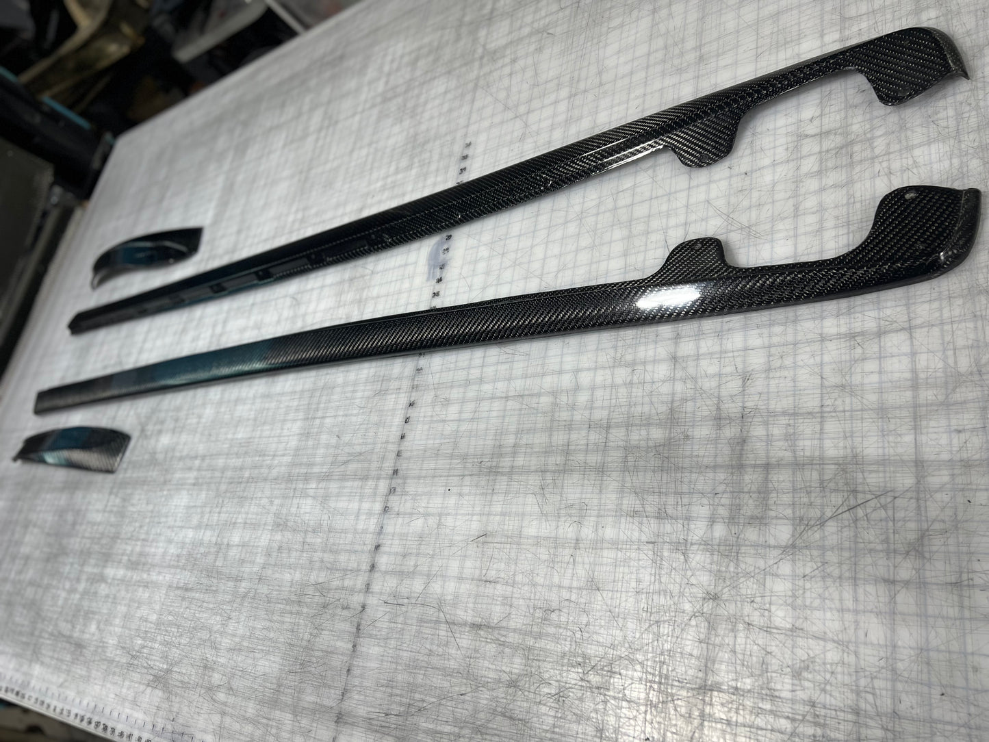 C6 side skirts