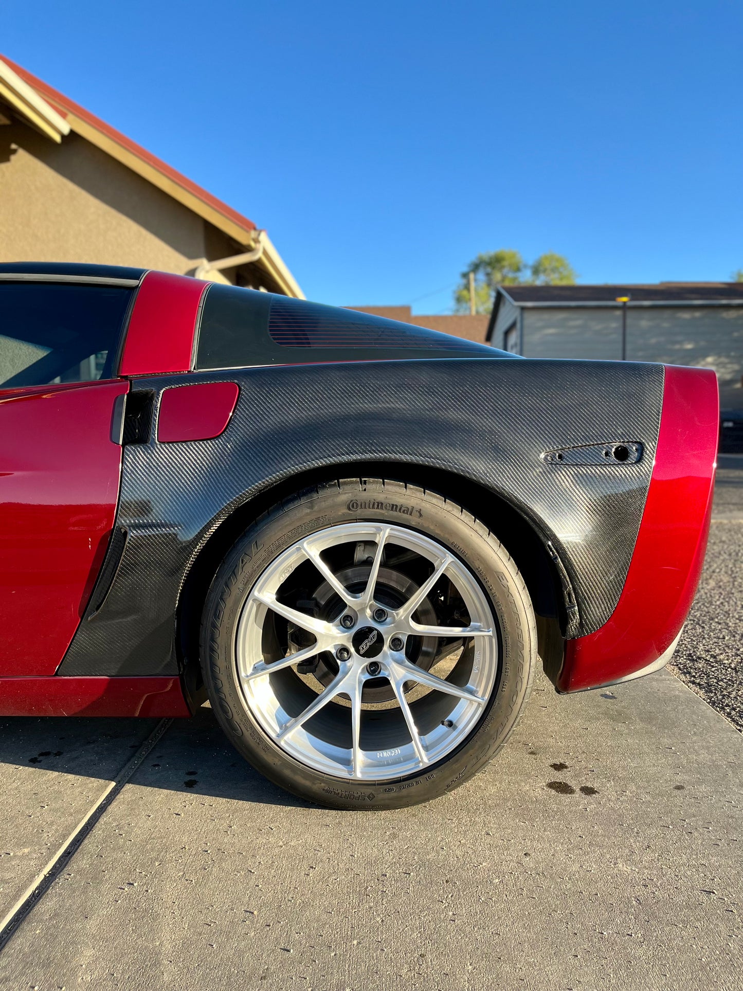 C6 Z06 Rear fenders (SINGLE)