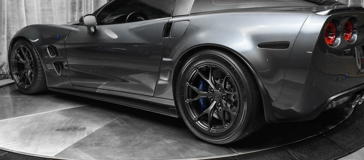 C6 side skirts