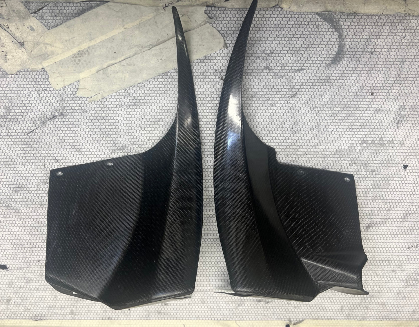 C6 Front Rearward Wheelhouse Liner Pair